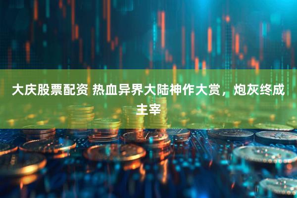 大庆股票配资 热血异界大陆神作大赏，炮灰终成主宰